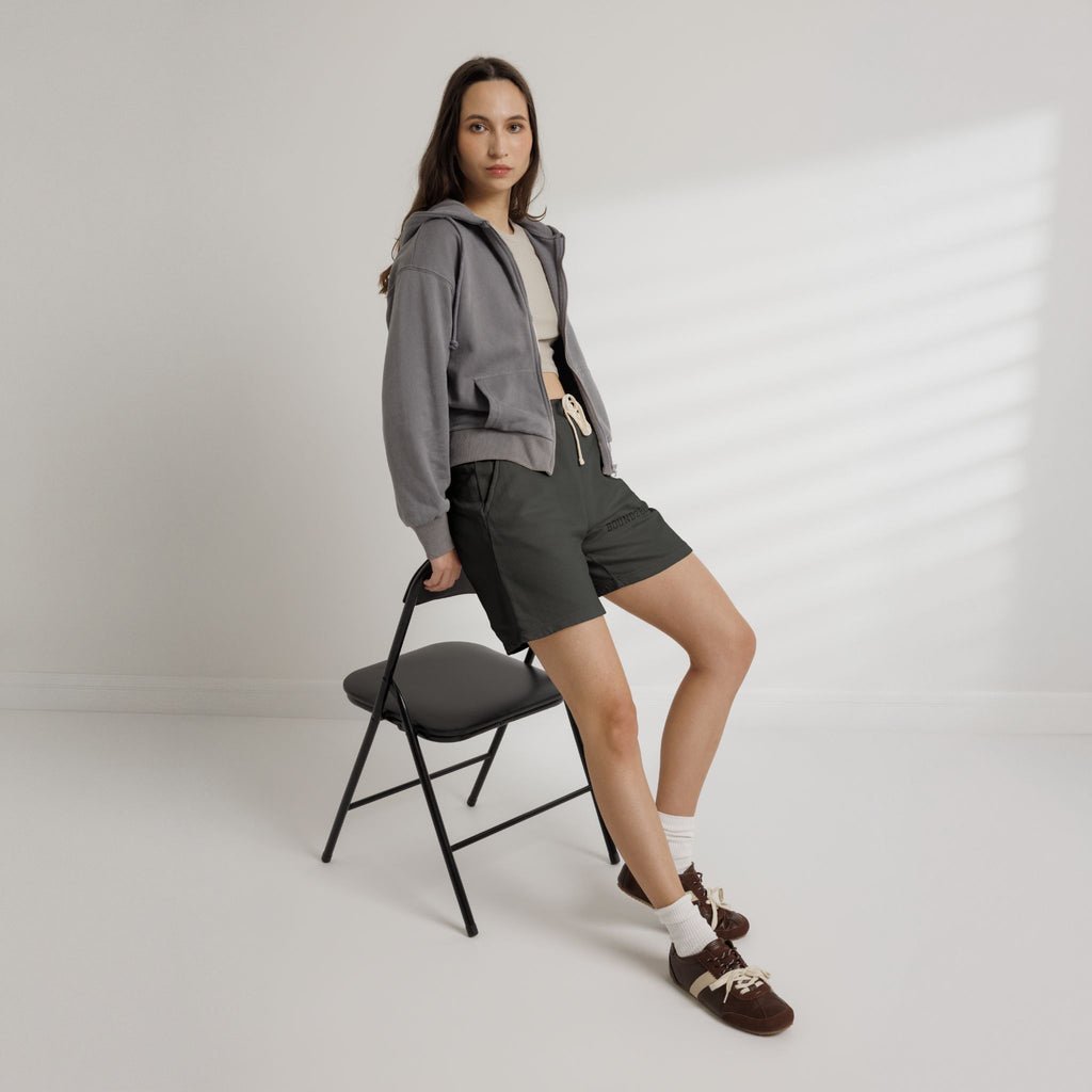 Lightweight Fleece Sweat Shorts — 'BOUND2BEFIT' Casual Lounge Shorts