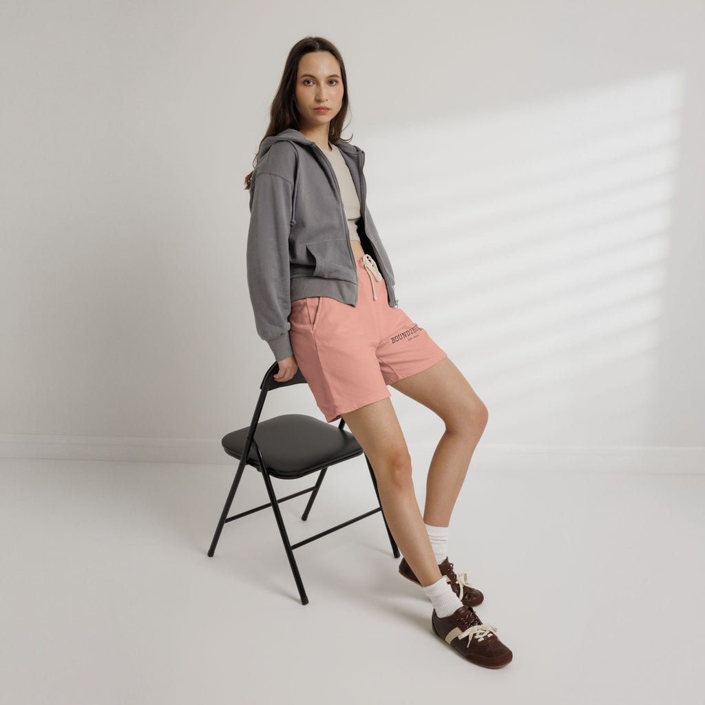Lightweight Fleece Sweat Shorts — 'BOUND2BEFIT' Casual Lounge Shorts
