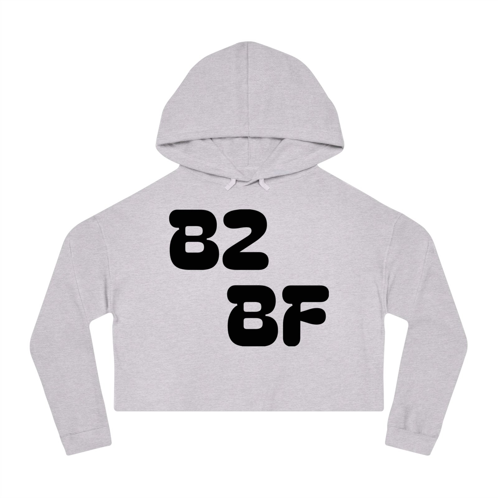 Cropped Hoodie — Camo “82 8F” Front & “Greatness Is Made!” Back