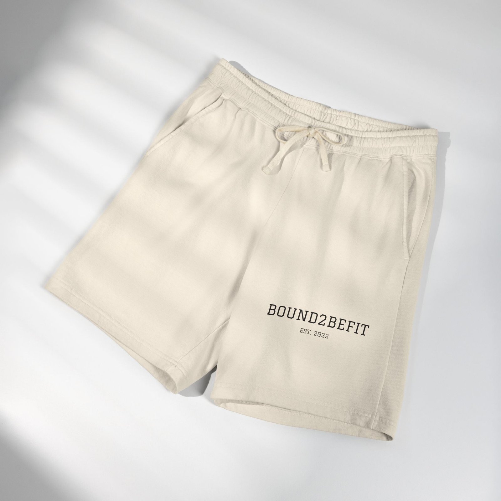 Lightweight Fleece Sweat Shorts — 'BOUND2BEFIT' Casual Lounge Shorts