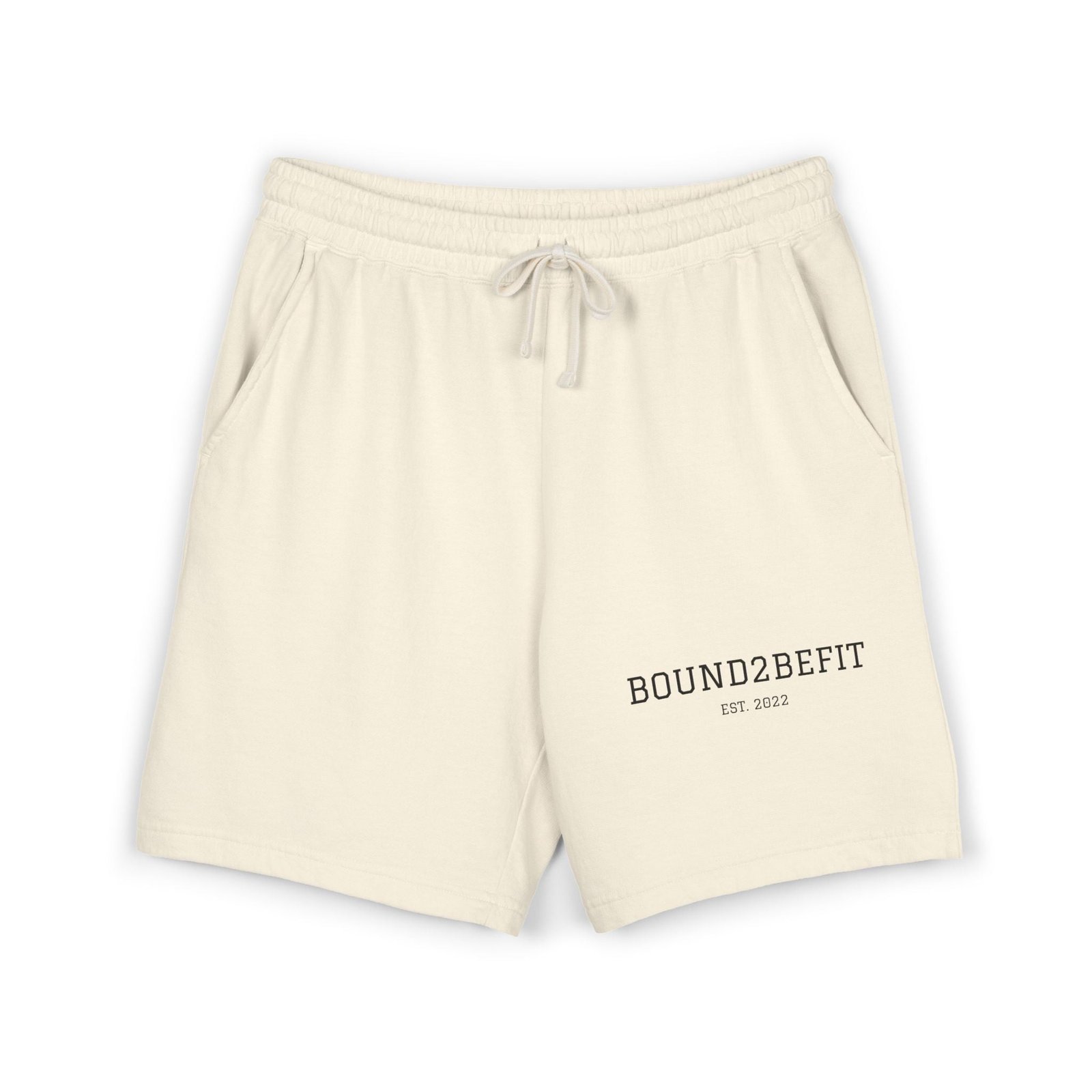 Lightweight Fleece Sweat Shorts — 'BOUND2BEFIT' Casual Lounge Shorts