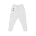 Embroidered 'B2 BF' Fleece Joggers – Cozy Grey Sweatpants
