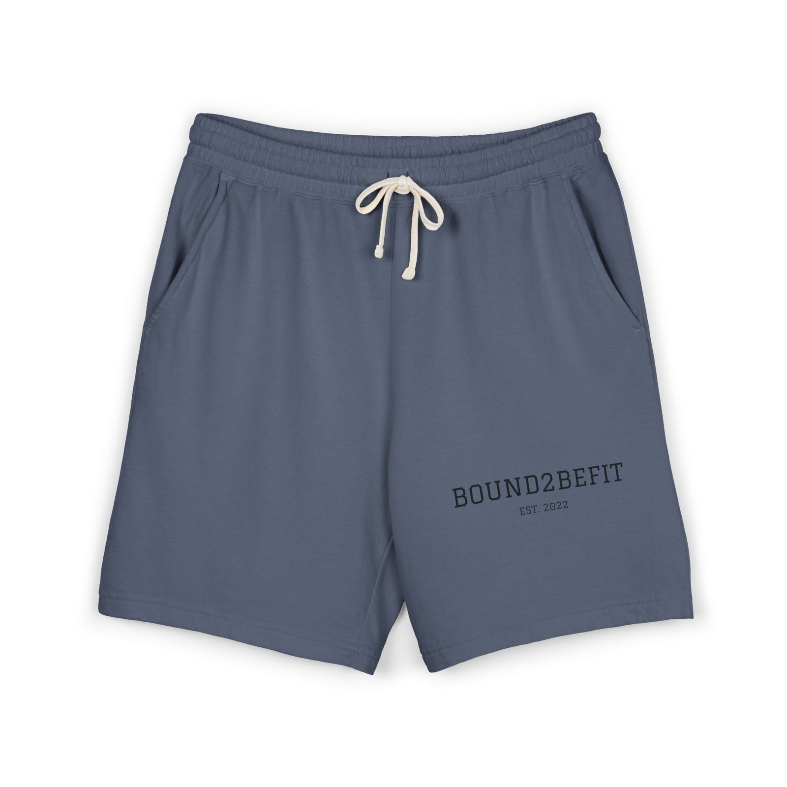 Lightweight Fleece Sweat Shorts — 'BOUND2BEFIT' Casual Lounge Shorts