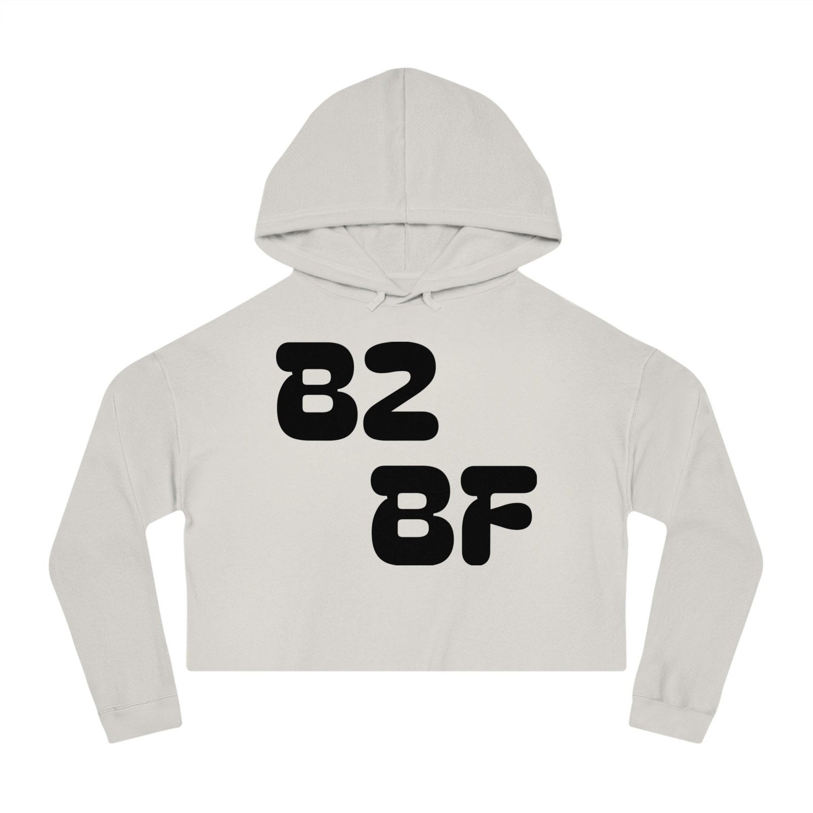 Cropped Hoodie — Camo “82 8F” Front & “Greatness Is Made!” Back